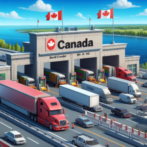 Canada Border Services Agency (CBSA) commercial border crossing